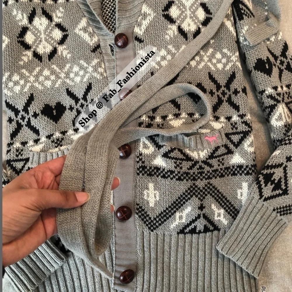 Victoria’s Secret plush cardigan sweater size small